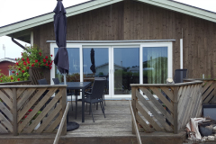 Mötande skjutparti i komposit