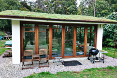 Mahogny vikparti i orangeri